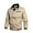 Khaki, variant on Bellella Mens Military Jackets Long Sleeve Cargo Coat Zip Up Bomber Jacket Windproof Stand Collar Outwear Men Khaki M