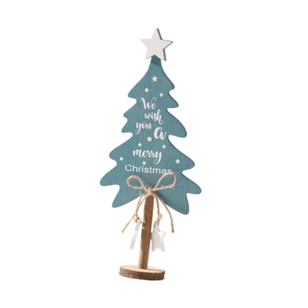 Adornos de madera para árboles de Navidad, centros de mesa, manualidades, regalos, adornos navideños, adornos de mesa, estantería para la oficina, sal