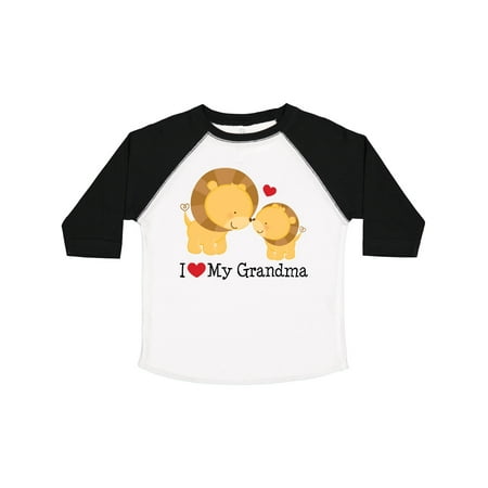 

Inktastic I Love My Grandma Gift Toddler Boy or Toddler Girl T-Shirt