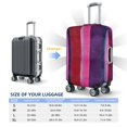 thumbnail image 2 of Multi-Size Suitcase Protective Cover Full Range Double Stitching Invisible Zipper For Travel Business Mediumvioletred Stripe_4 Medium, 2 of 8