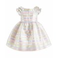 thumbnail image 2 of Bonnie Robe Rayée Pastel pour Bébé Filles, 2 of 2