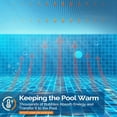 thumbnail image 3 of Ktaxon 12Mil Pool Cover, 18x36 FT Rectangle Solar Pool Blanket for Inground Pool and Above-Ground Swimming Pool, 12' x 24' Rectangular Blue, 3 of 8