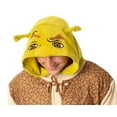 thumbnail image 3 of Shrek Men's Hooded One Piece Union Suit Pajama Lounge Costume Kigurumi Sleepwear, 3 of 8