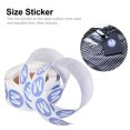 thumbnail image 3 of OUNONA Purple Round Clothing Size Self Adhesive Sticker Label for Accurate Size Display on Clothing, 3 of 6
