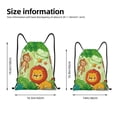thumbnail image 5 of Yiaed African Animals in the Jungle Print Drawstring Bags Drawstring Backpack Bulk String Back Pack Gym Sport Bag-Small, 5 of 5