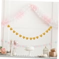 thumbnail image 4 of Niceauty Love Heart Garlands Paper Garland Hanging Golden Decoration for Dessert Table 15 Pieces, 4 of 5