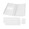 thumbnail image 1 of facefd PVC Jewelry Storage Organizer for Earrings Album Cards 84 Grids 50 Bags 35g, 1 of 9