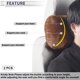 thumbnail image 2 of Almohada para reposacabezas de automóvil ergonómica cómoda de franela y espuma de memoria, 2 Pzs, 2 of 7