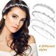 thumbnail image 4 of unbranded 4Ud Tiara De Pedrería Para Novia Delicado Ideal Para Vacaciones Y Fiestas, 4 of 5