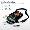 thumbnail image 7 of HELLHERO Christmas Reindeer Pattern Women Adjustable Shoulder Strap Small Crossbody Purse Polyester for Adults, 7 of 7