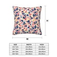 thumbnail image 2 of Throw Pillow Covers, Painted Abstract Leopard Print Soft Square Pillow Cases with Invisible Zipper for Couch Bed Sofa, Farmhouse Fall Home Decor 16"x16", 2 of 7