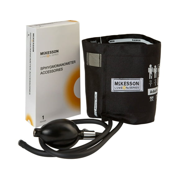 McKesson Lumeon Blood Pressure Cuff and Bulb - Medium, 15 Ct