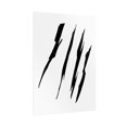 thumbnail image 4 of Effete Feline Claw Marks Scratch Rolled Posters, 4 of 5