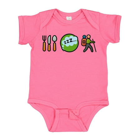 

Inktastic Hiking Eat Sleep Hike Gift Baby Boy or Baby Girl Bodysuit