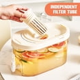 thumbnail image 4 of MesaSe Distributeurs de Boissons avec Couvercle de Robinet Pichet à Jus de 1 Gallon Distributeur avec Filtre Résistant à la Chaleur Distributeur de Bouilloire Froide Distributeur de Boissons Étanche Distributeur de Boissons Réutilisable Contenant pour T, 4 of 10