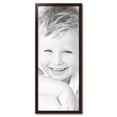 thumbnail image 2 of ArtToFrames 16" x 40" Walnut Picture Frame, 16x40 inch Brown Wood Poster Frame (WOM-4106), 2 of 8