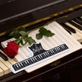 thumbnail image 4 of Protection contre les Rayures Accessoires de Performance Instrument, Clip de Note de Musique Robuste, Guitare pour la Maison Noir, 4 of 8