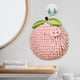 thumbnail image 5 of Toalla de mano con diseño de bolas de felpa, juego de toallas con asa para colgar, toalla suave y absorbente con diseño de bolas de frutas decorativas, juego de toallas para cocina y baño,, 5 of 8