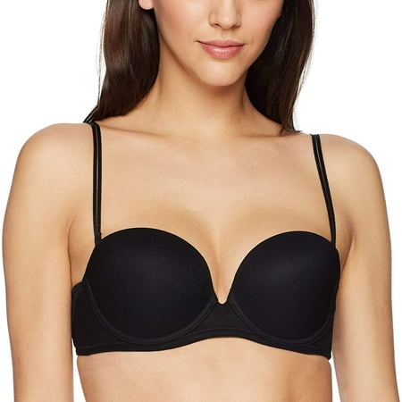 OnGossamer BLACK Next To Nothing Plunge Strapless Bra  US 36D