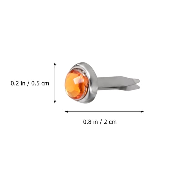 Yuangui 50 Paper Fasteners for Crafts, Scrapbooking & Stamping