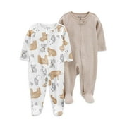 Carter's Child of Mine Unisex Sleep N Play, 2-Pack, Sizes Preemie-9M