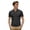 Black, variant on Mens Polo Shirts Casual Regular Fit Button Placket Tops Outdoor Activities Thin T-Shirt Summer Clothing White Size M