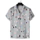 thumbnail image 3 of Camisas florales unisex para hombre y mujer, novedad de verano, camisa de manga corta con solapa y estampado 3D, moda urbana para niño y niña, camisetas de playa hawaianas, 3 of 5