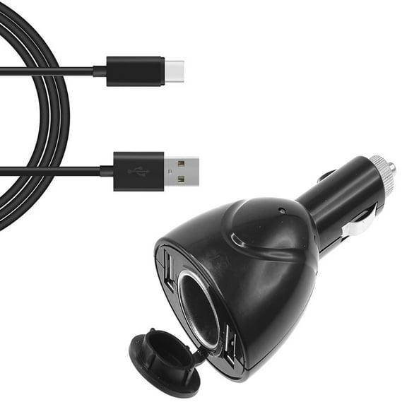 6ft Type-C Cable 2-Port USB Charger for Samsung Galaxy Z Flip5/Flip4/Flip 3 5G - Power Cord DC Socket Splitter USB-C Wire Adapter for Galaxy Z Flip5/Flip4/Flip 3 5G