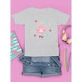 thumbnail image 3 of Happy Piggy Face T-Shirt Juniors -Image by Shutterstock,  Small, 3 of 4