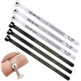 Jewelry Measure Tool 6pcs Rings Ring Gauge Sizer Ring Measurement Tool
