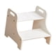 thumbnail image 2 of Taburete de madera con escalones, taburete de dos escalones, muebles Blanco, 2 of 9