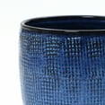 thumbnail image 3 of LuxenHome 15.75" Dia Large Ceramic Planter Pots for Plants, Ocean Blue Glazed Round Planter with Drainage, 3 of 8