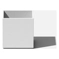 thumbnail image 1 of Veadek Geo Series Jardinière Cube 5 Pouces Blanche, 1 of 7