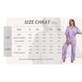 thumbnail image 4 of MINTREUS Lounge Sets for Women Knit Short Sleeve V-neck Tops and Long Pants Soft Comfy Pajamas Set Oversized 2 Piece Outfits, 4 of 6