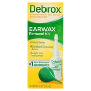 Debrox Earwax Removal Kit, Bulb Syringe and Ear Drops with Carbamide Peroxide, 0.5 Fl Oz