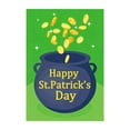 thumbnail image 2 of Taotanxi Double Sided Premium Garden Flag, Happy St. Patrick's Day Green Hat with Clover Decorative Garden Flags for Home Decor - Weather Resistant & Double Stitched Yard Flags - 18 x 12.5 Inch, 2 of 7