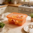 thumbnail image 4 of MTBLYS Silicone Food Storage Container High Transparency Foldable Container Box Silica Gel Purple Orange Green Yellow Kitchen Pantry Outdoor Use, 4 of 6
