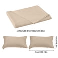 thumbnail image 3 of TACILIP Sheet Set, Soft and Breathable Bed Sheet for Home Dorm Hotel Office, Includes 1 Flat Sheet and 2 Pillowcases, Bedding Gifts, 3 of 6