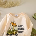 thumbnail image 4 of Enyan Newborn Baby Boy Outfits Long Sleeve Crewneck Romper+Camo Deer Pants+Hat Set 3PCS Infant Hunting Clothes(Size 3-6 Months), 4 of 9