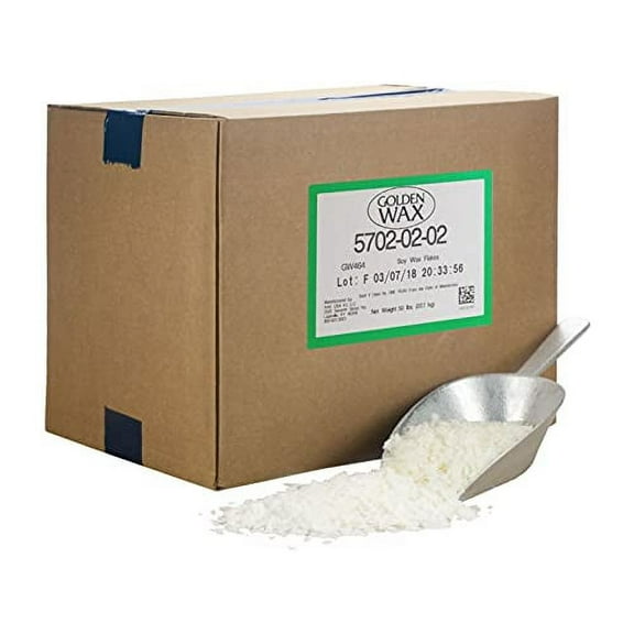 G3C22532LGolden Brand Soy Wax Flakes, 20 LB, Unscented, Modern, All Season, 16x13.5 inches, 3.2E 2 Ounce, Indoor, Candle Wax, Candle