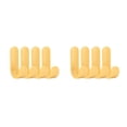 thumbnail image 4 of Inteprter 4 Uds. Ganchos para toallas de baño, colgadores de puerta de plástico, colgadores de pared autoadhesivos, estantes para sombreros, colgador de Type1 NO1 Inteprter CBP045660, 4 of 6