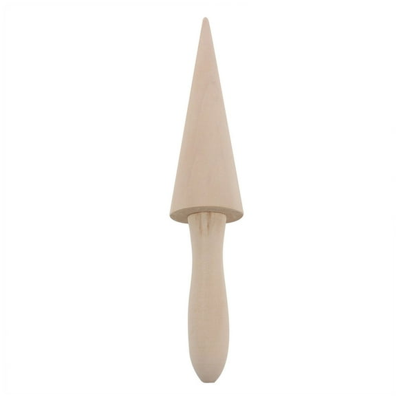 Fyearfly Moule de Cornet de crème glacée, Moule de cône en Bois Rouleau de cône de Gaufre Rouleau de Pizzelle Moules de Corne de crème DIY Cuisine Outil de Cuisine Décoration Accessoire de Cuisson