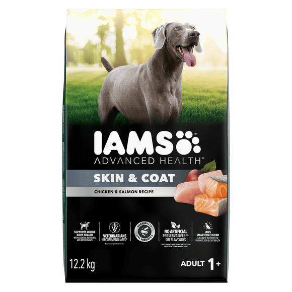Iams Advanced Health Skin & Coat Chicken & Salmon Adult Dry Dog Food 14kg