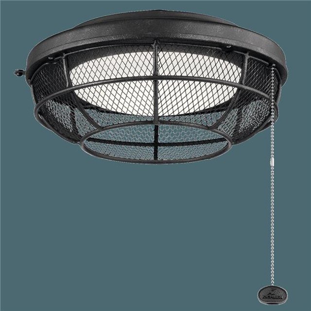 Kichler 380952DBK Pending Family Assignment 17W LED Industrial Mesh Light Kit, Distressed Black
