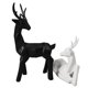 thumbnail image 4 of Figuras De Renos Navideños, 2 Piezas, Escultura De Alce Blanca Y Negra De Cerámica Duradera, Acabado Mate Para La Familia, 4 of 7