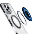 thumbnail image 4 of For iPhone 16 Pro 6.3 inch MagSonic Camera Bracket Stand Magnetic Ring Circle Hybrid - Black, 4 of 4