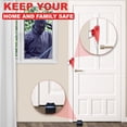 thumbnail image 7 of Portable Door Lock Extra Lock for Additional Privacy and Safety in Home,Hotel and Apartment,Prevent Unauthorized Entry,Protect Family Security in Traveling,Home,Bedroom,Hotel,Apartment,AirBNB-4 Pack, 7 of 7