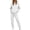 26# White, variant on Women's Pullover Hoodie Sweatsuit 2 Piece Set Long Sleeve Hooded Sweatshirt Straight Leg Sweatpants Athletic Jogging Tracksuit with Pockets Hot Pink S