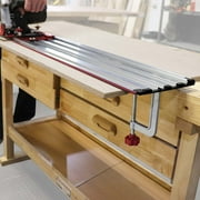 Milescraft 1409 Track Saw Guide Universal Compatibility for Circular Saws with Blades up to . 50 Expandable Cutting Range with 2 Cutting Depth. All Aluminum Construction. Saw Blade