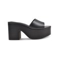 thumbnail image 2 of Wild Pair Womens Melborne Faux Leather Open Toe Platform Sandals, 2 of 3